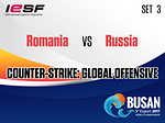 [CS:GO] Romania vs Russia set 3 [2017.11.12] 9th IeSF World Championship