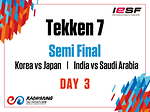 [10th Esports World Championship] Day 3: Korea vs Japan / Inda vs Saudi Arabia (Tekken 7)