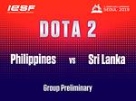 Philippines vs Sri Lanka DOTA 2 Group Preliminary [11th Esports World Championship 2019] Day 1