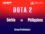 Serbia vs Philippines DOTA 2 Group Preliminary [11th Esports World Championship 2019] Day 1