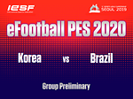 Korea vs Brazil eFootball PES 2020 Group Preliminary [11th Esports World Championship] Day 1