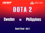 Sweden vs Philippines DOTA 2 Semi-Final [11th Esports World Championship 2019 SEOUL] Day 2 -1