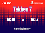 Japan vs India Tekken 7 Group Preliminary [11th Esports World Championship 2019 SEOUL] Day 2