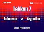 Indonesia vs Argentina Tekken 7 Group Preliminary [11th Esports World Championship 2019 SEOUL] Day 2
