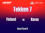 Finland vs Korea Tekken 7 Semi Final B [11th Esports World Championship 2019 SEOUL] Day 3
